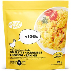 【vEggs】 波蘭 歐姆蛋 炒蛋 專用純素植物蛋粉 (約15顆蛋) 純素蛋 全素蛋 (180g)