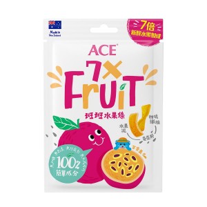 【ACE】紐西蘭 斑斑水果條 百香果奇亞籽 7倍新鮮水果製成 (32g)