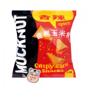 【MOCKNOT】馬來西亞金脆玉米角 辣味金牛角 玉米餅乾 (65g)