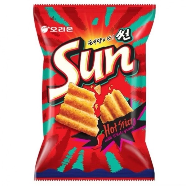 【森吉百貨】好麗友 ORION SUN 波浪玉米脆片 80g*10包