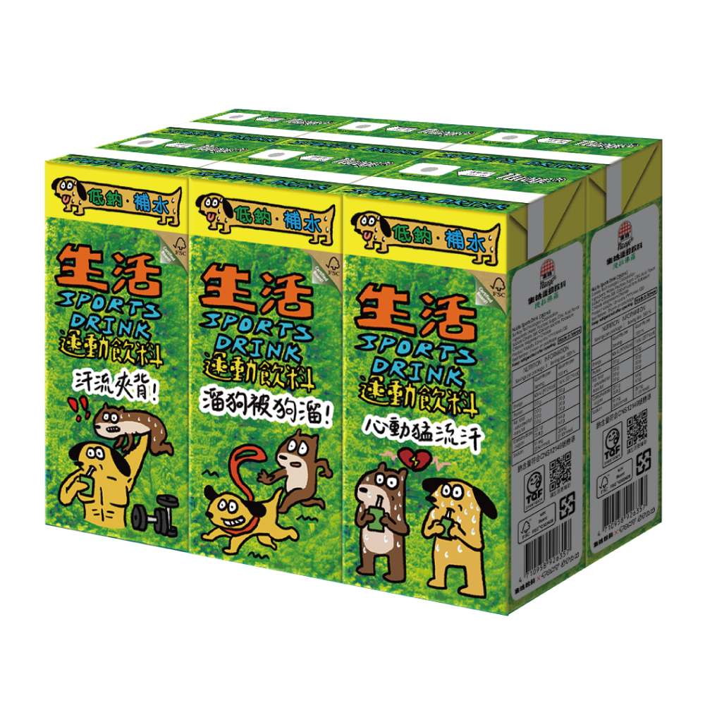 生活運動飲料350ml 24入