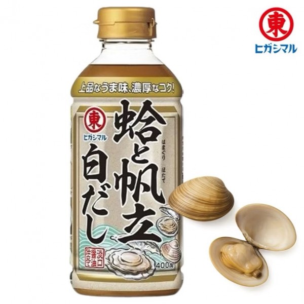 【森吉百貨】 日本 東丸 蛤蜊&帆立貝風味濃縮高湯 400ml*6罐