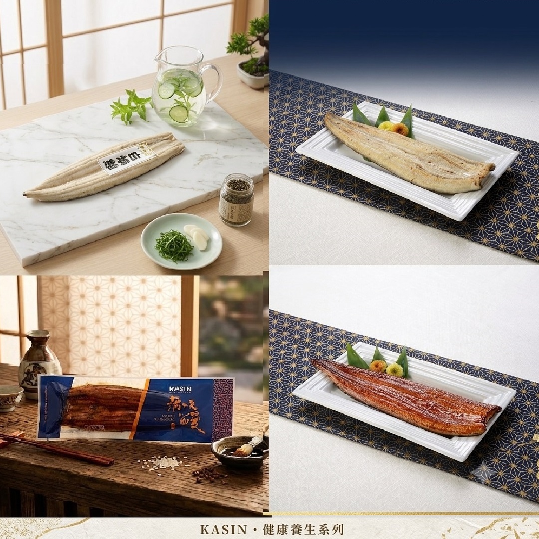 【茗澤好物】冷凍白燒鰻170g×2、冷凍蒲燒鰻200g×2