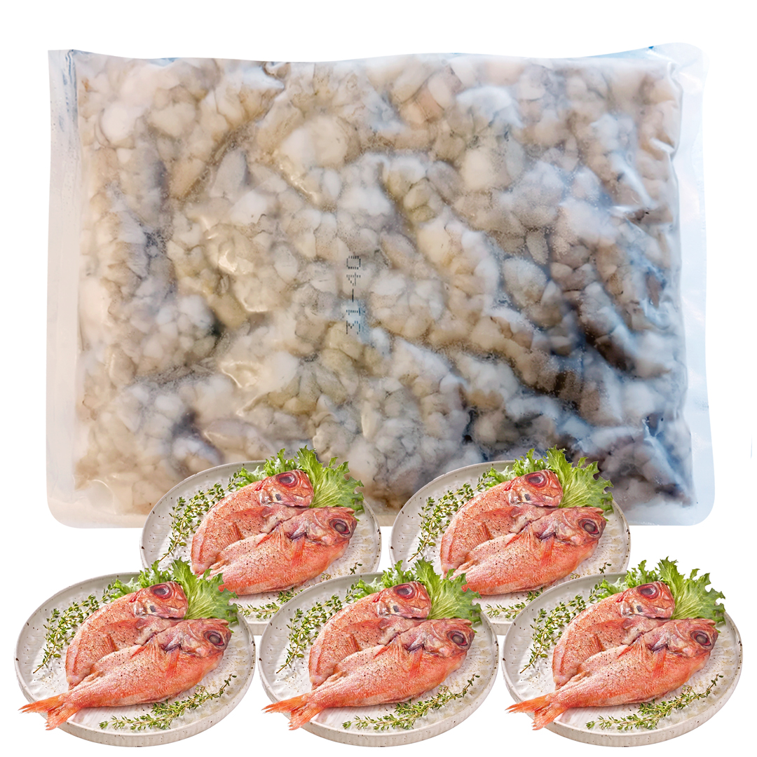 【天馳】神之海老蝦仁(900g)1包+金目鯛一夜干5片