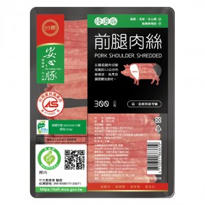 【台糖】台糖冷凍前腿豬肉絲(3kg/包)(8762)