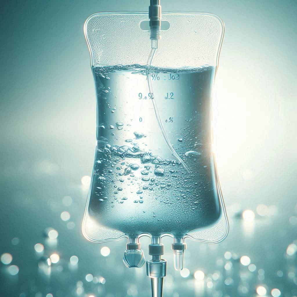生理鹽水（0.9 % NaCl）