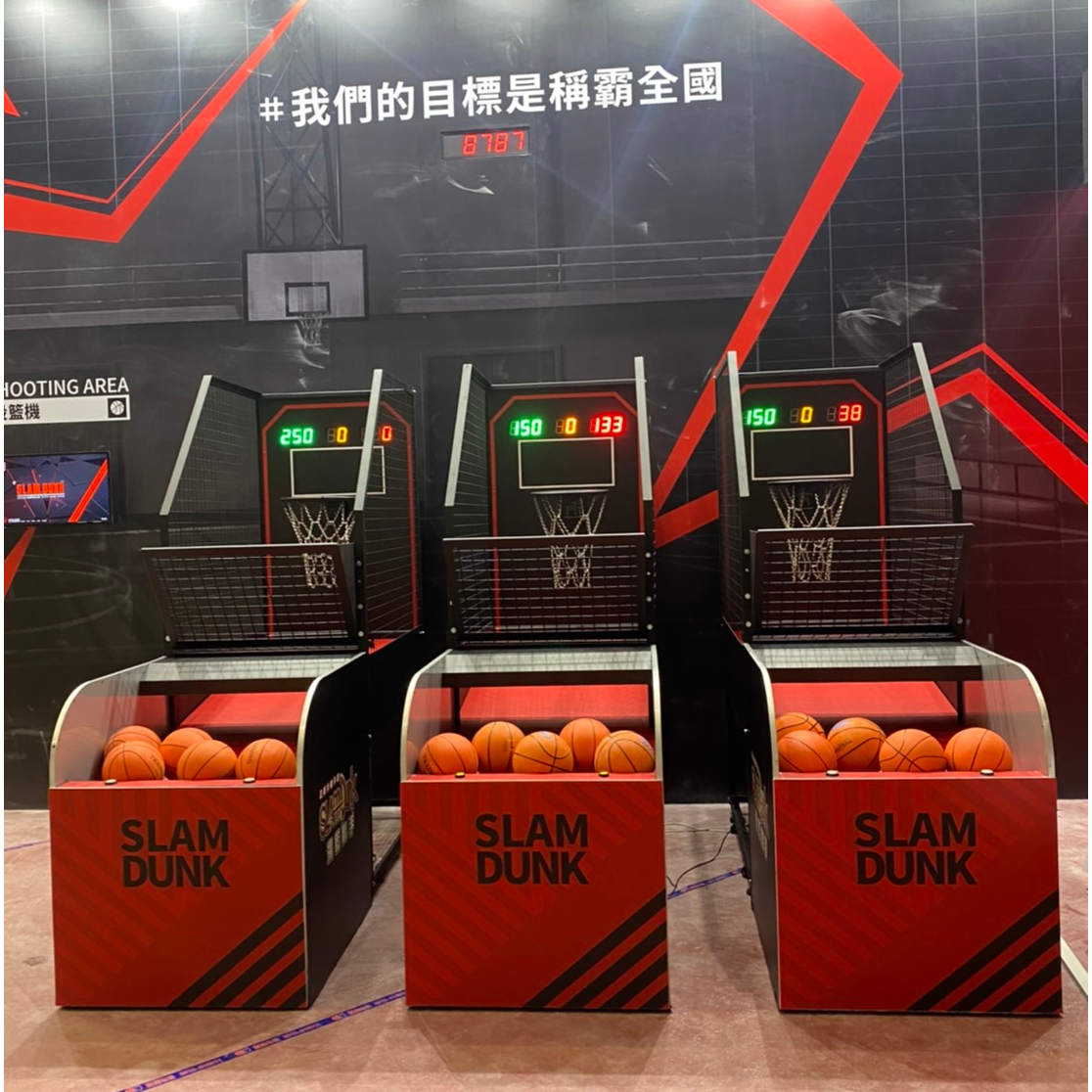  灌籃高手手遊展 客製化包圖籃球機 X東昇電玩