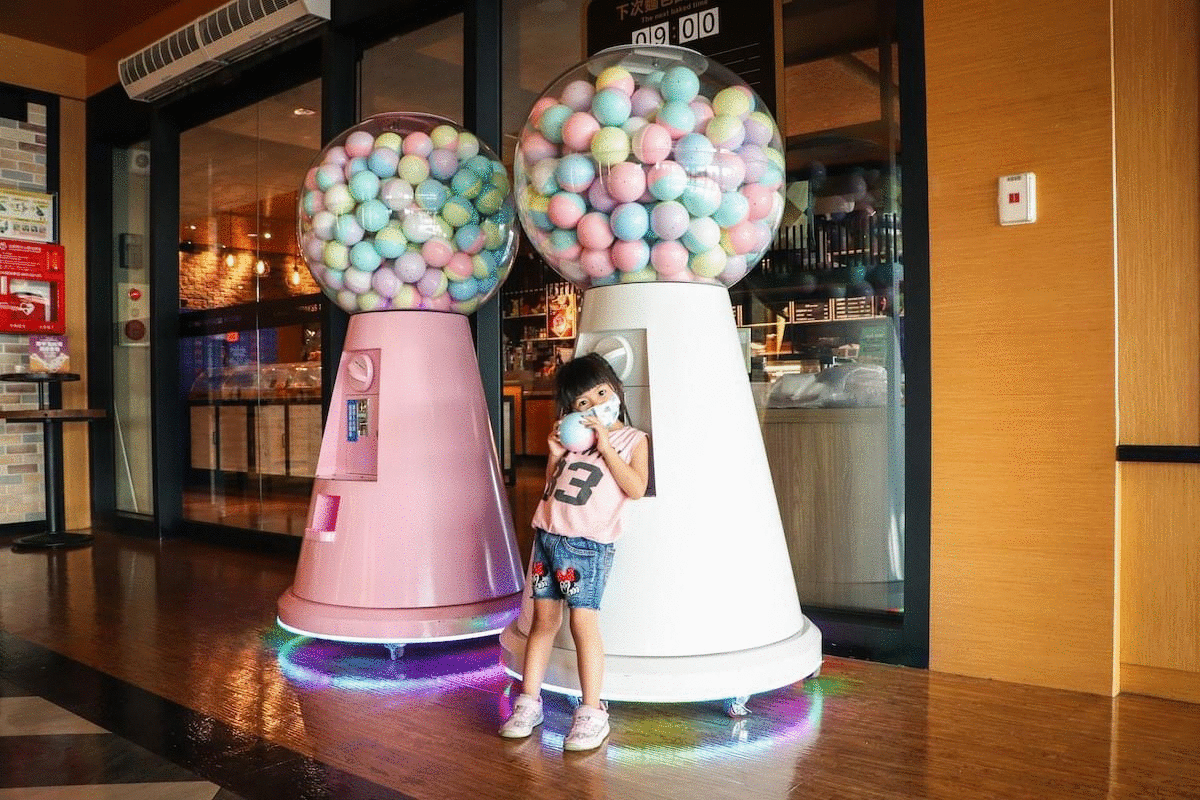 奇美食品 幸福工廠 水晶球大型扭蛋機X 東昇電玩