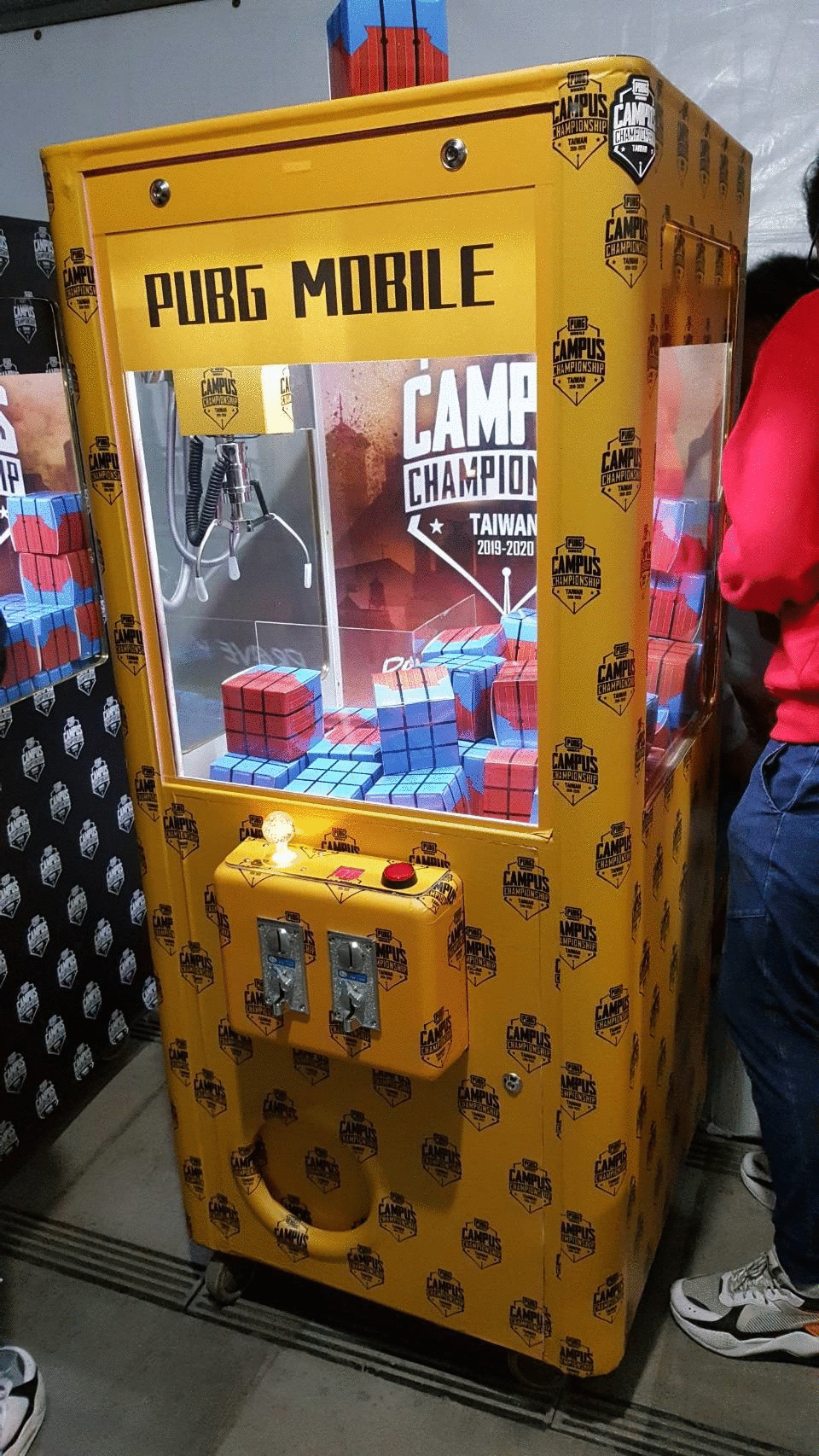 PUBG MOBILE 絕地求生 M 客製化貼圖娃娃機 X東昇電玩 租娃娃機