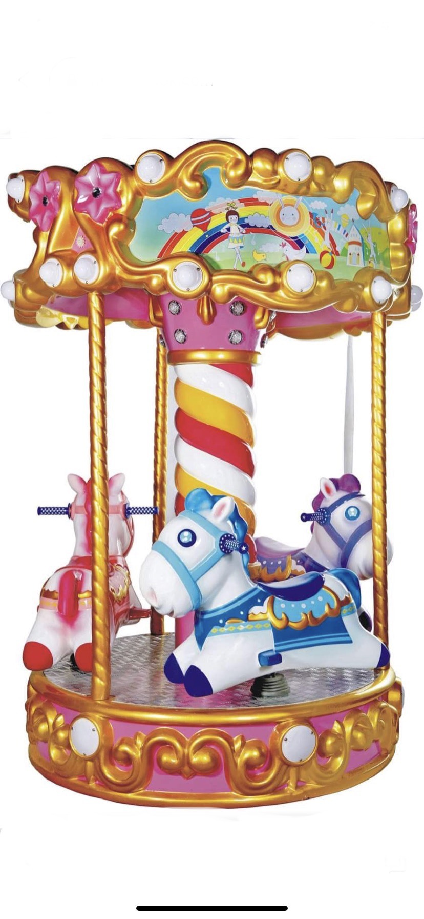 艾蜜莉旋轉小馬3人座