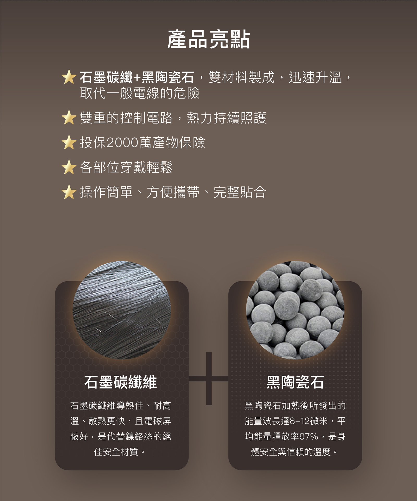 【熱泉浴】石墨碳纖維溫熱輔健儀